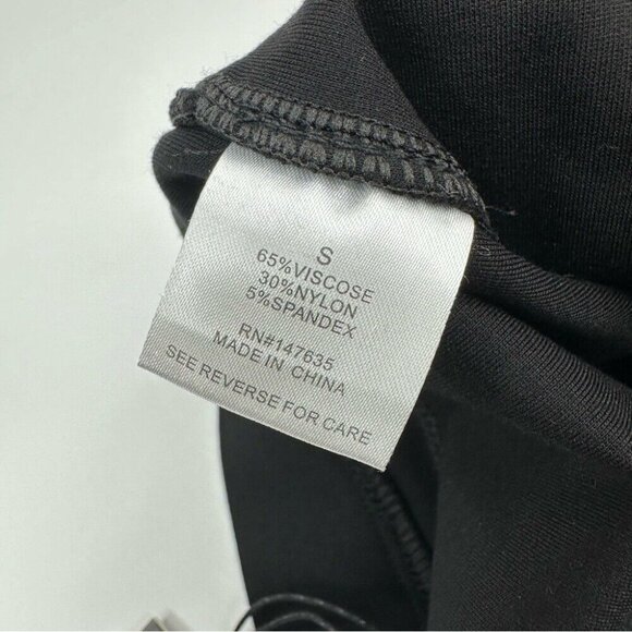 Romeo & Juliet‎ NWT Black Grommet Stretchy Mid-Rise Grunge Leggings S/W26/L28 - Picture 6 of 11